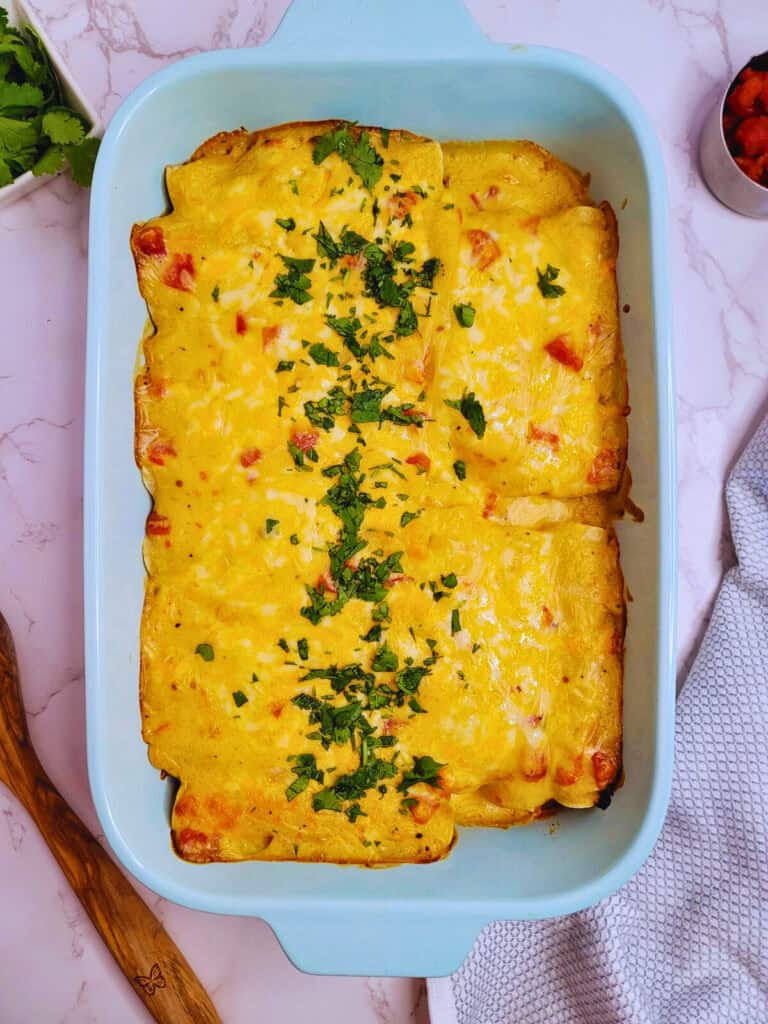 Cheesy Beef Enchiladas