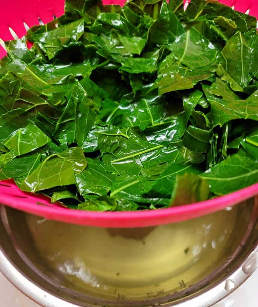 Freezing Collard Greens