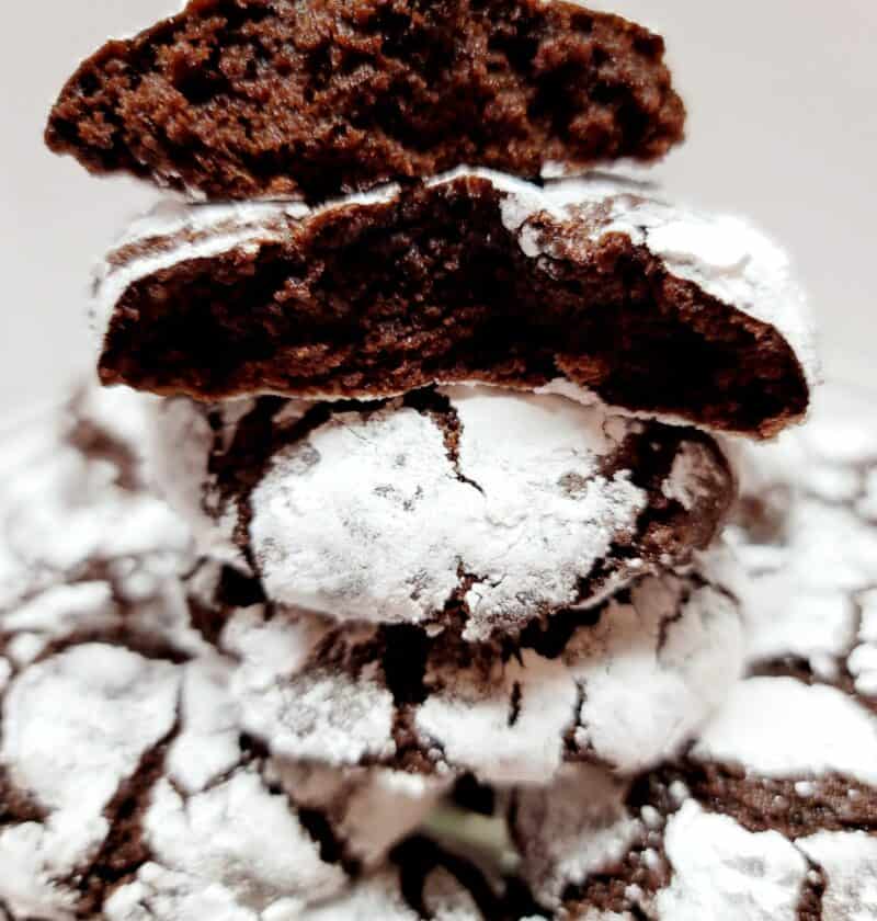 Chocolate Crinkle Cookies