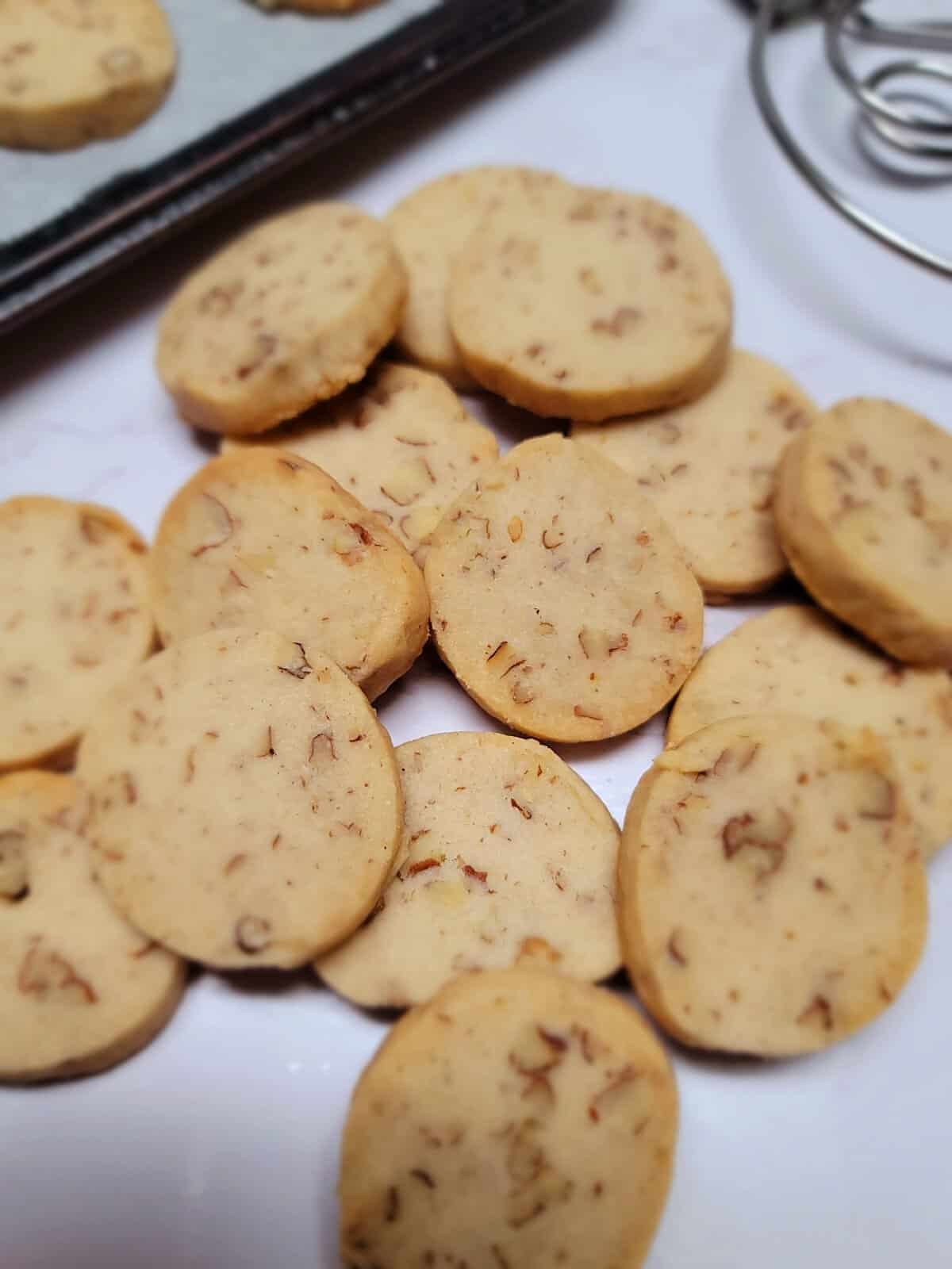 Butter Pecan Shortbread Cookies Simply Scratch Made 9347