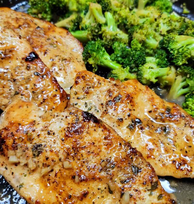 Garlic Butter Chicken and Broccoli