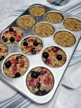 Baked Oatmeal Cups 2 Ways