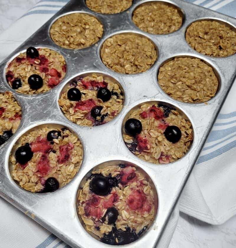 Baked Oatmeal Cups 2 Ways