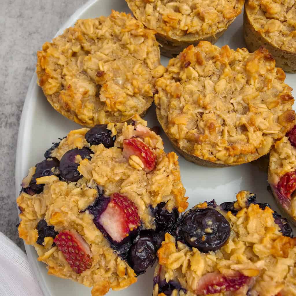 Baked Oatmeal Cups 2 Ways