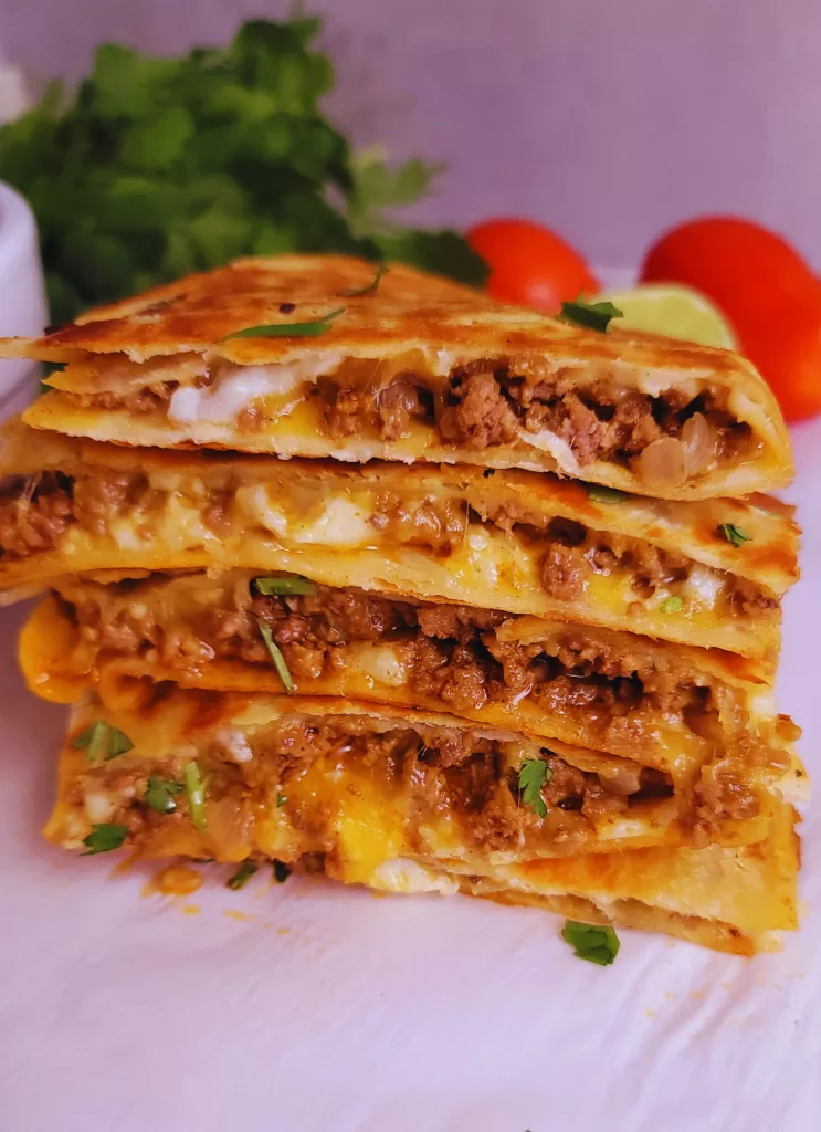 Easy Beef Quesadillas