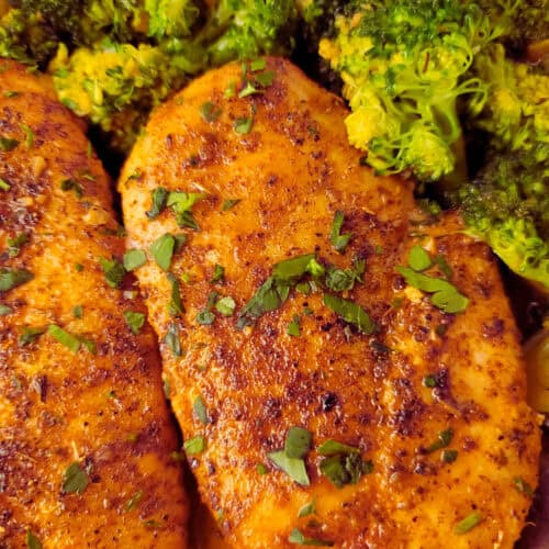 Garlic Butter Chicken and Broccoli