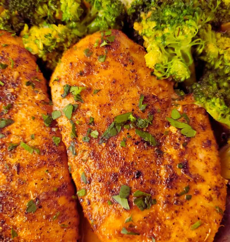 Garlic Butter Chicken and Broccoli