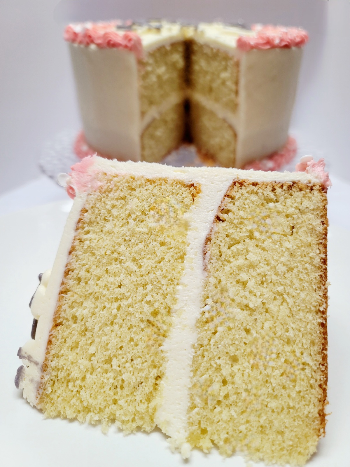 One-Bowl Vanilla Buttermilk Cake - The Seasoned Mom