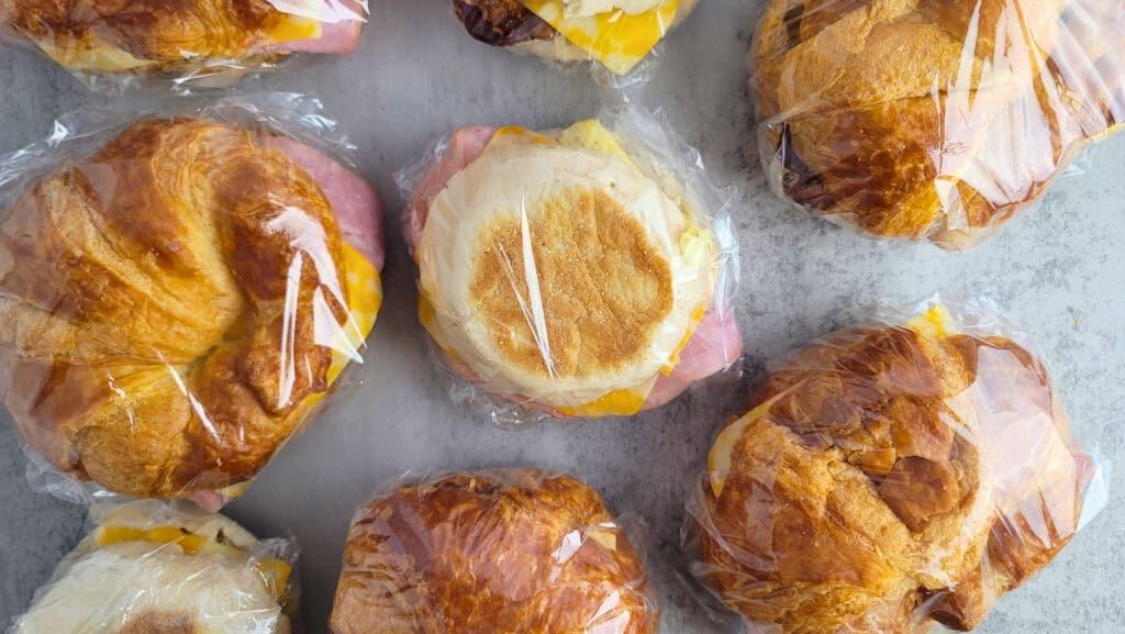 Freezer Breakfast Sandwiches