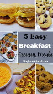 5 Easy Freezer breakfast Meals