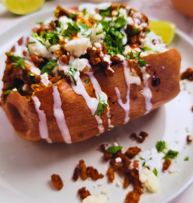 Taco Stuffed Sweet Potatoes