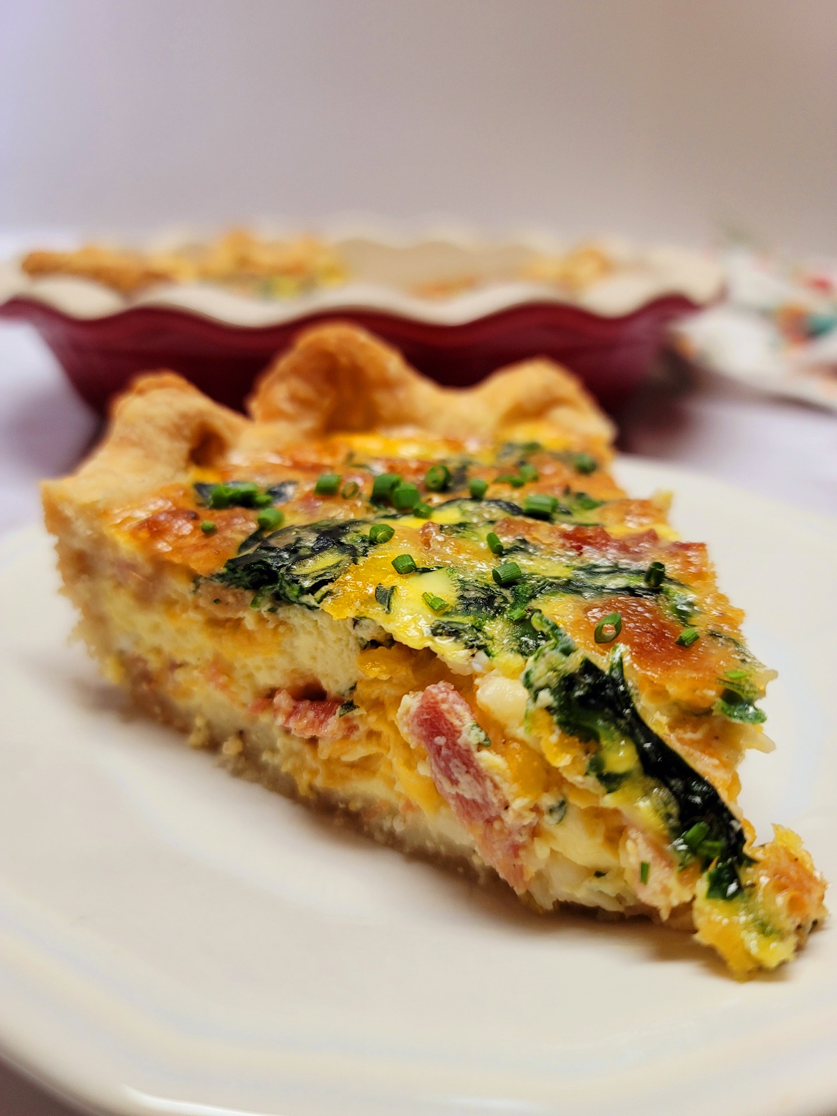 Bacon Spinach Quiche - Simply Scratch Made