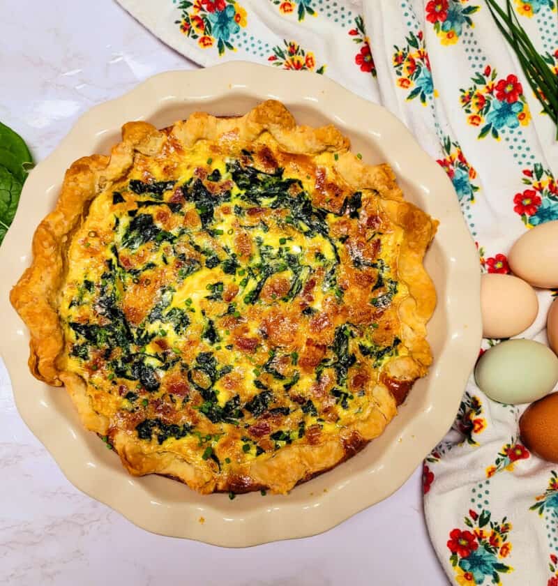 Bacon Spinach Quiche