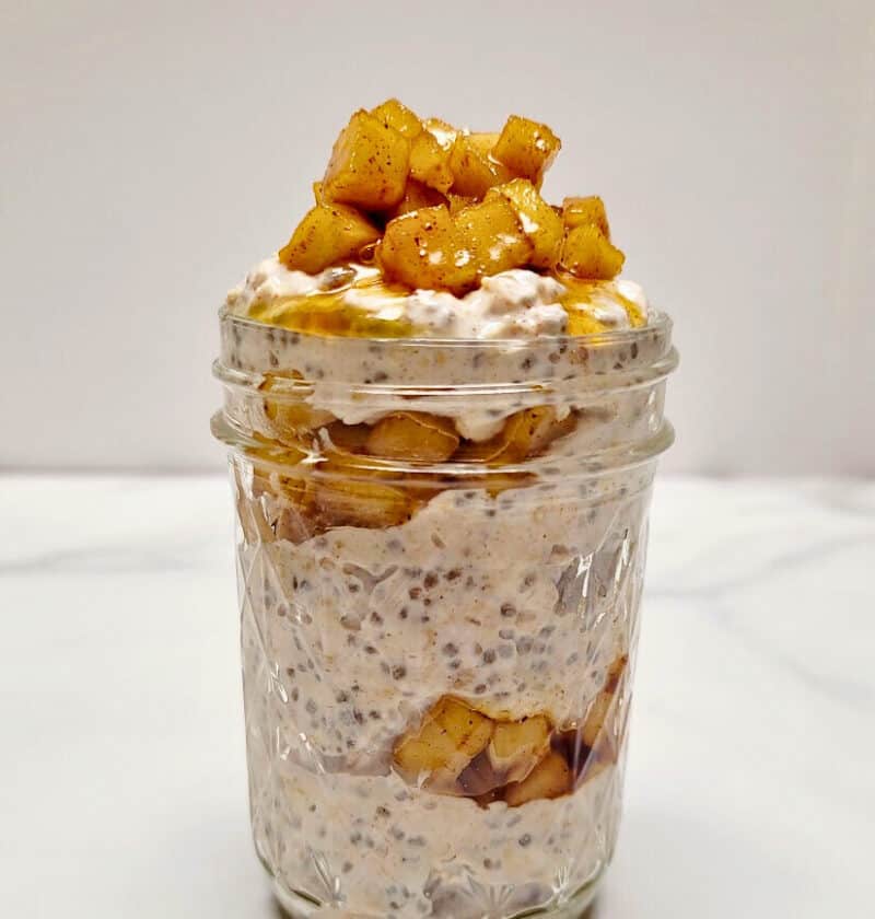 Apple Pie Overnight Oats