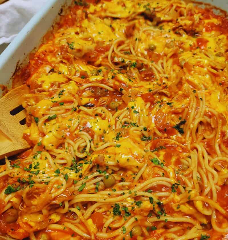 Italian Chicken Spaghetti