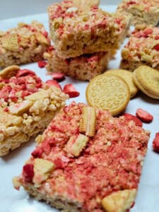 Strawberry Shortcake Rice Krispie Treats