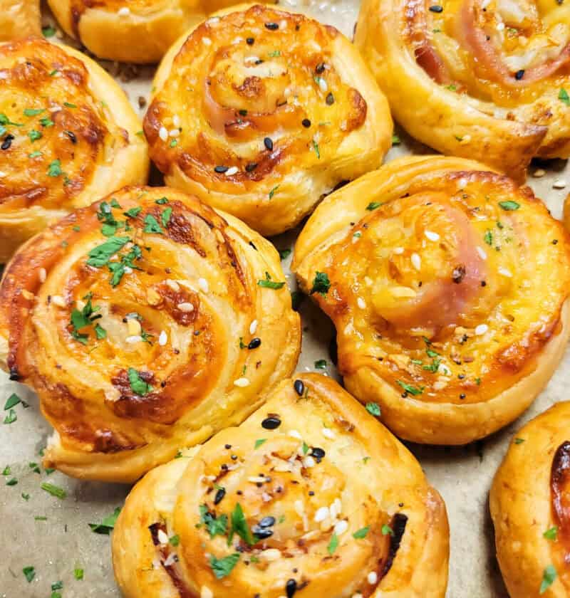 Ham and Cheese Pinwheels