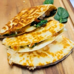 Healthy Turkey and Spinach Quesadillas