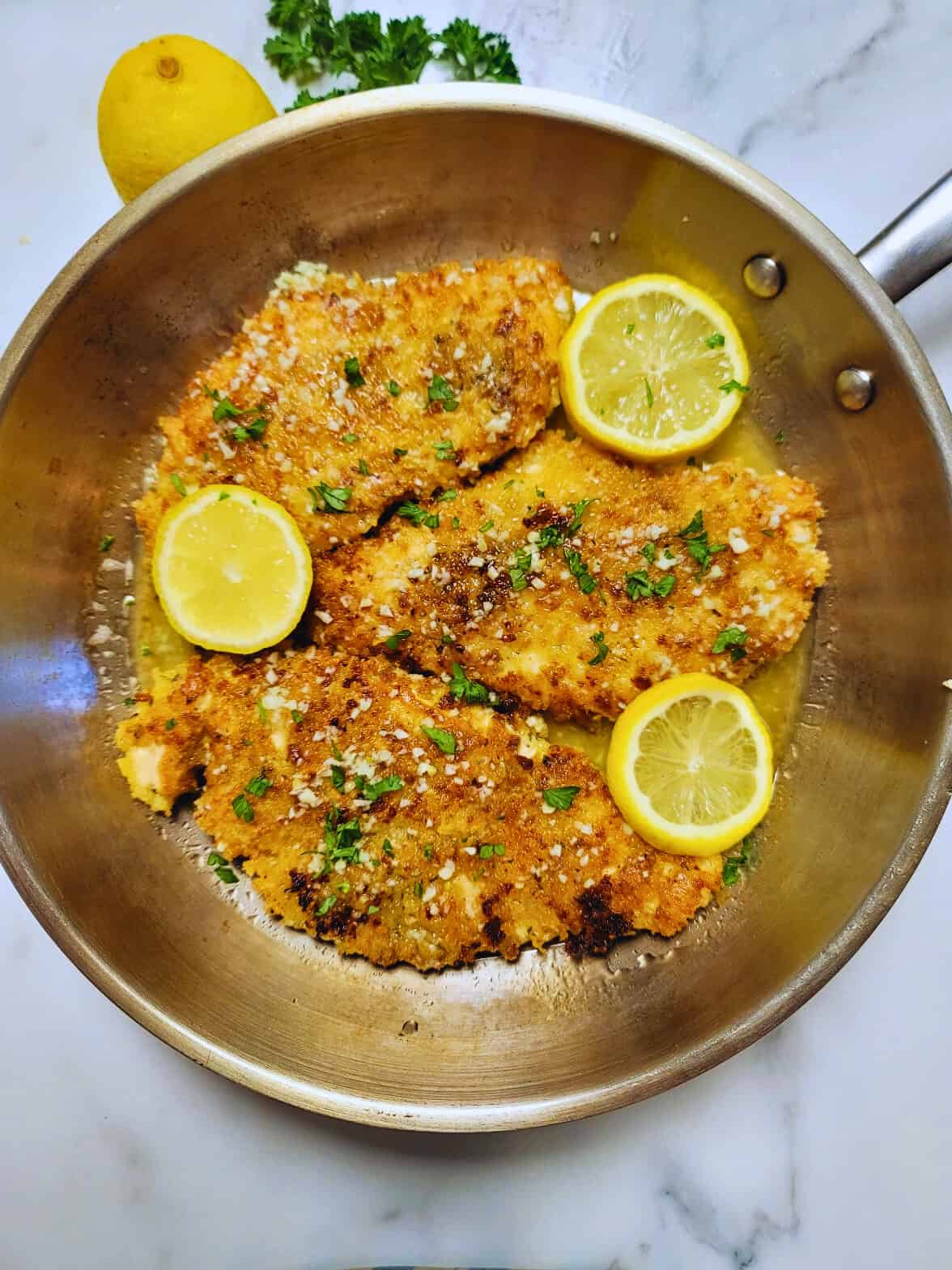 Lemon Chicken with Garlic Butter Sauce