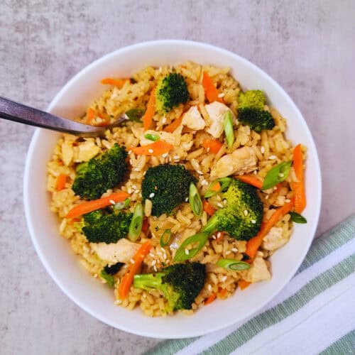 Chicken and Veggie Fried Rice