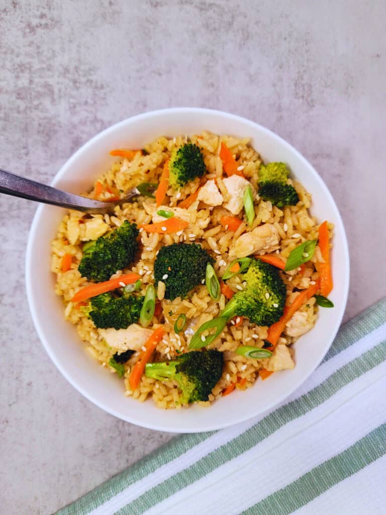 Chicken and Veggie Fried Rice