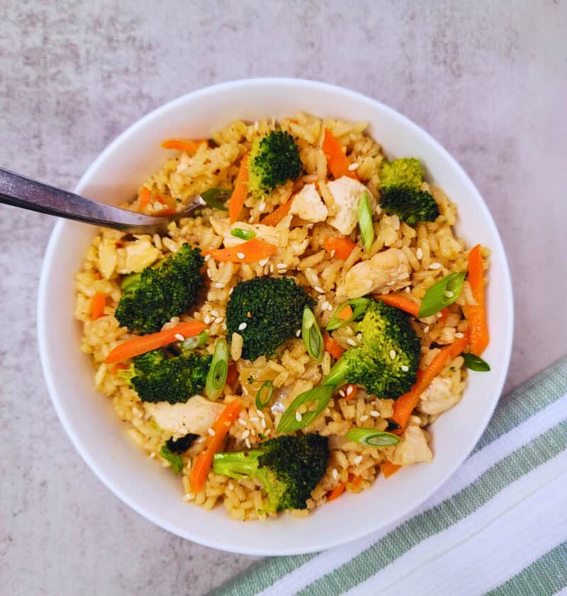 Chicken and Veggie Fried Rice