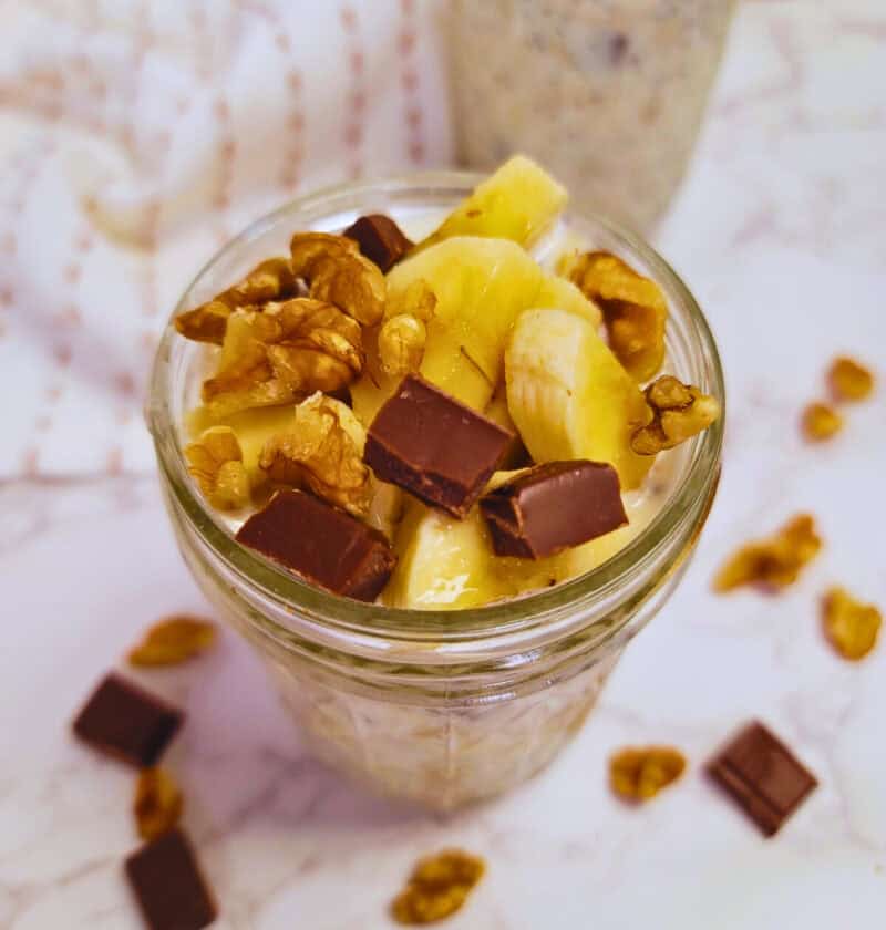 Chunky Monkey Overnight Oats