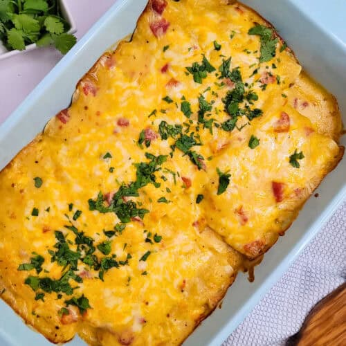 Cheesy Beef Enchiladas