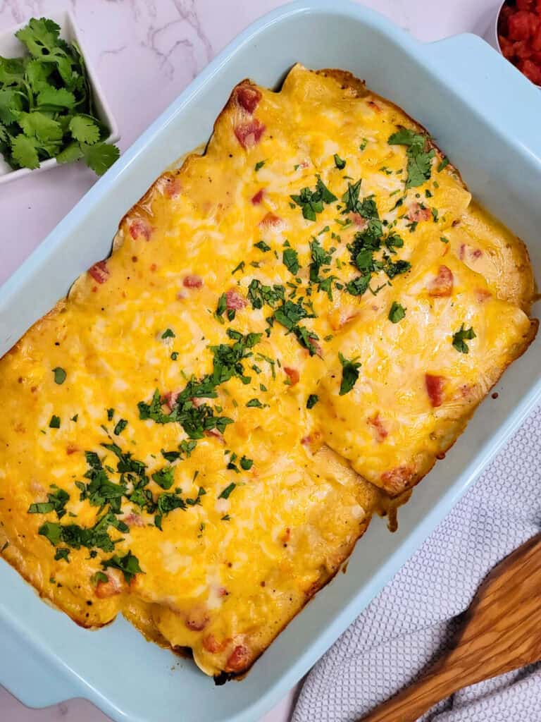 Cheesy Beef Enchiladas