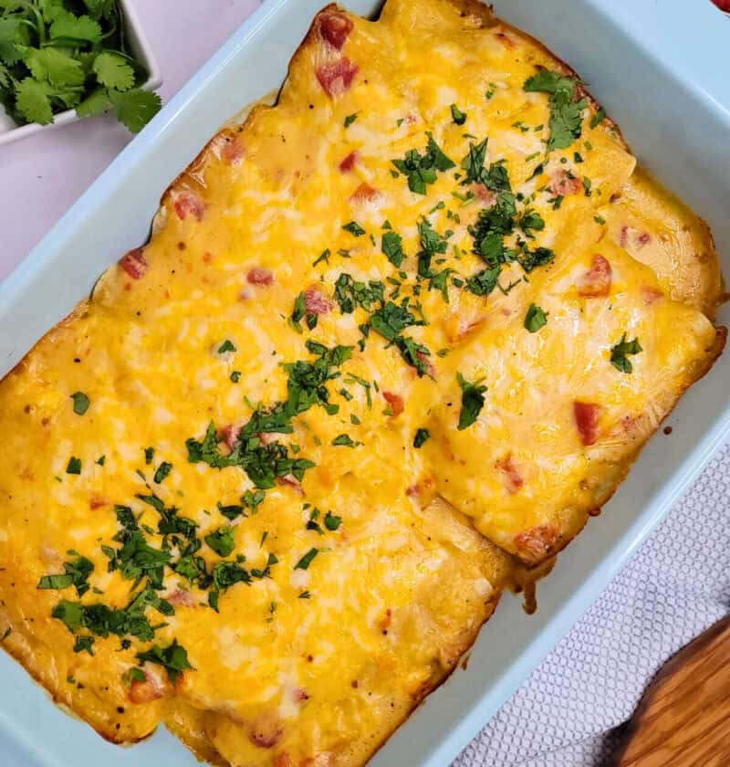 Cheesy Beef Enchiladas