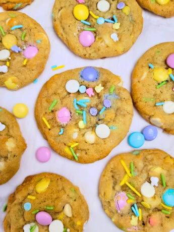 Easy Easter M&M Cookies