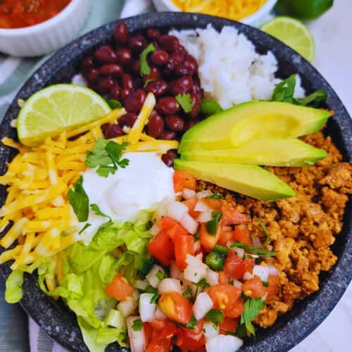 Ground Turkey Taco Bowls