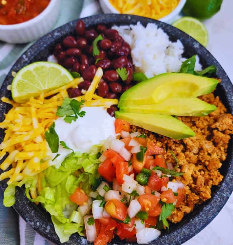 Ground Turkey Taco Bowls