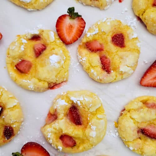 Strawberry Lemon Cookies