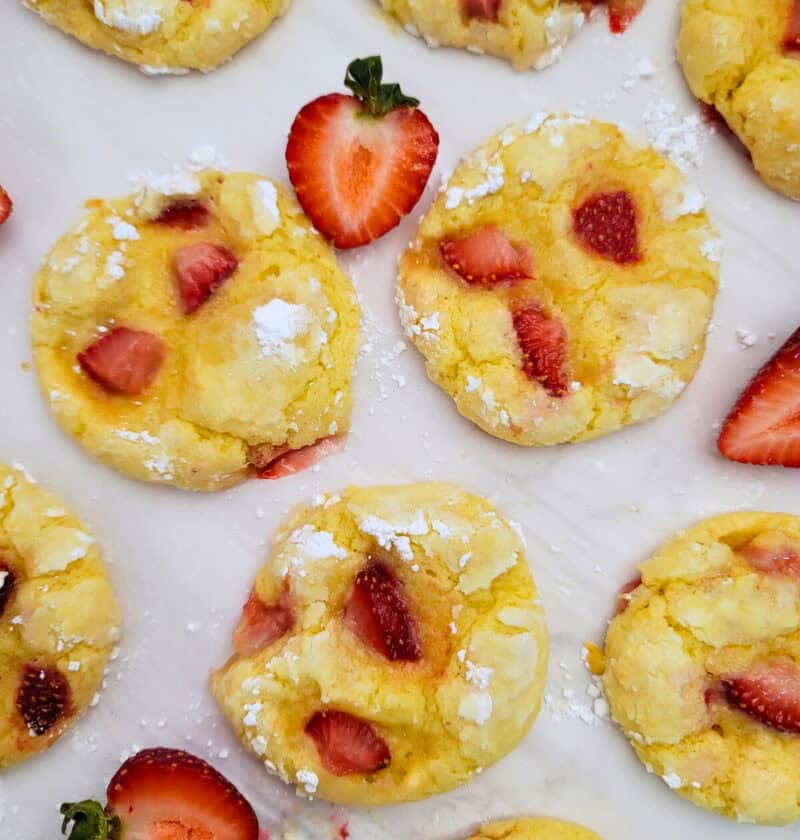 Strawberry Lemon Cookies