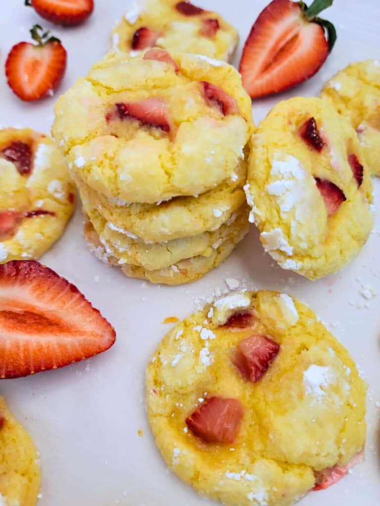 Strawberry Lemon Cookies