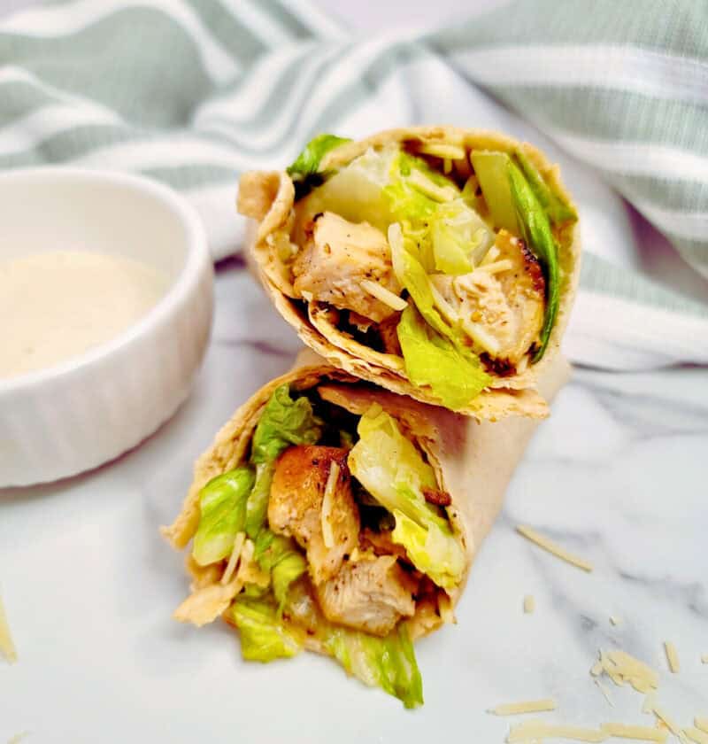 Chicken Caesar Salad Wrap Recipe