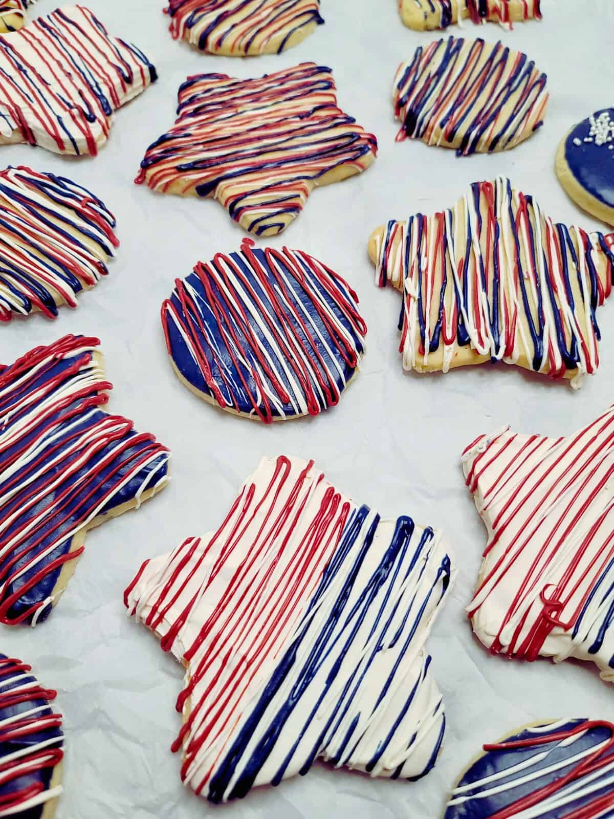 Patriotic Sugar Cookies - Simply Scratch Made