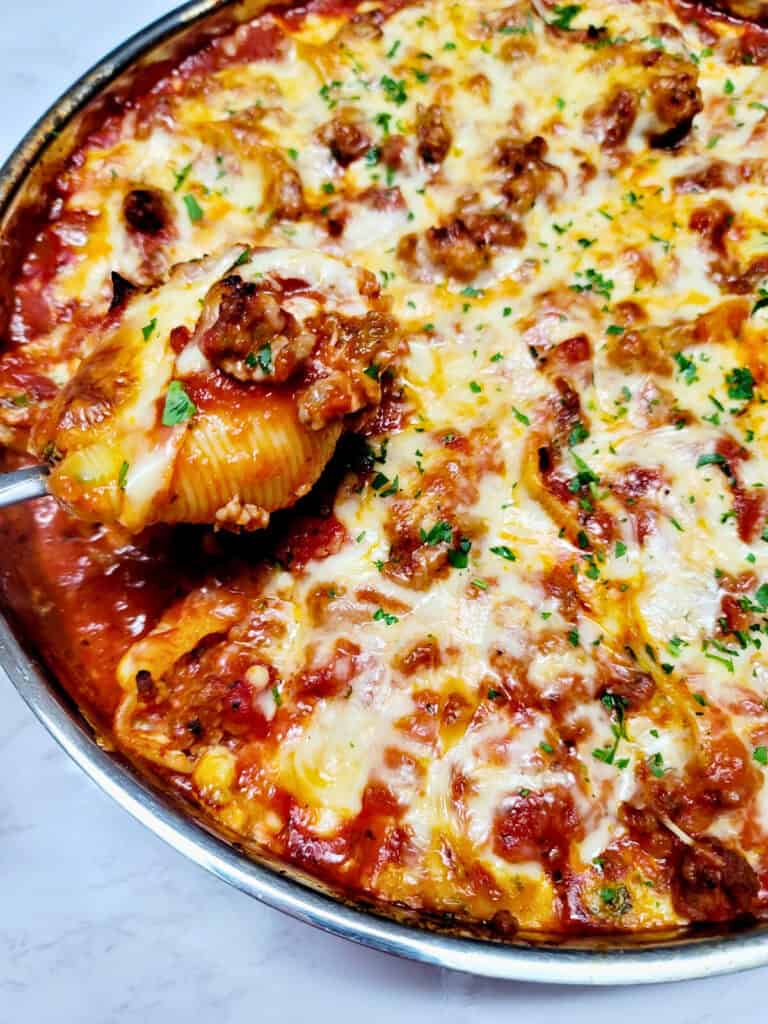 Stuffed Shells with Italian Sausage