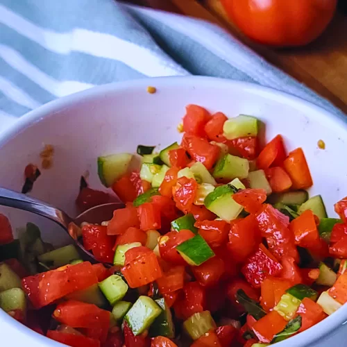 Fresh Tomato and Cucumber Salad