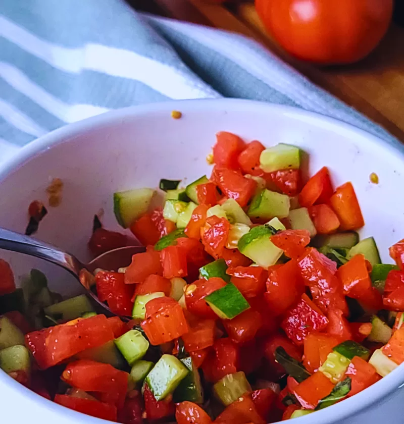 Fresh Tomato and Cucumber Salad