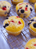 Strawberry Blueberry Muffins