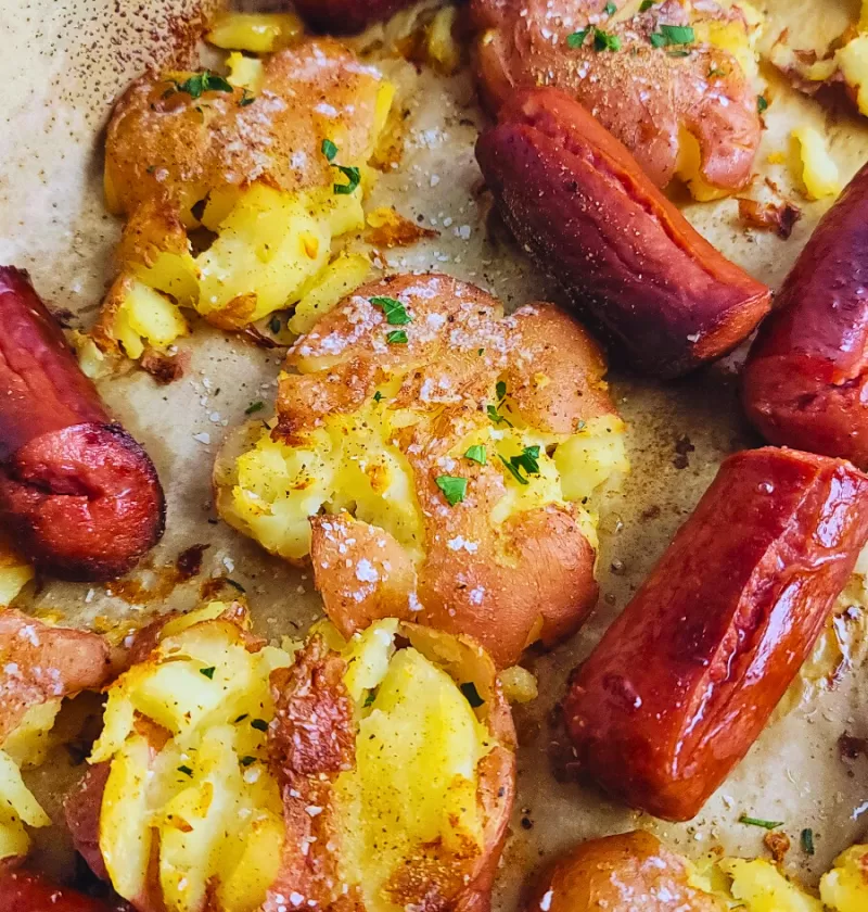 Sheet Pan Sausage and Potatoes