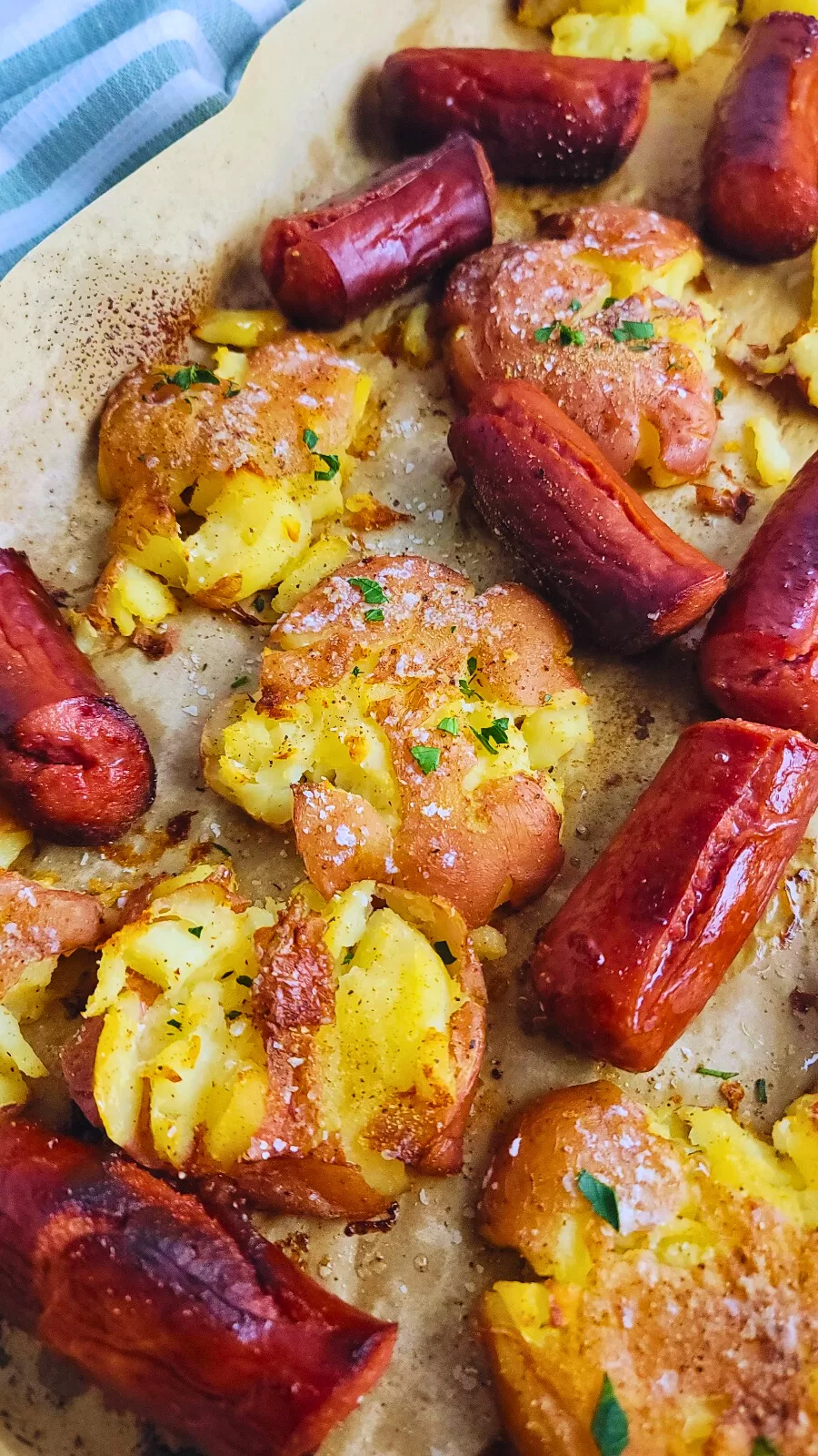 Sheet Pan Sausage and Potatoes