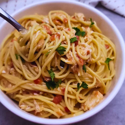 Slow Cooker Chicken Spaghetti