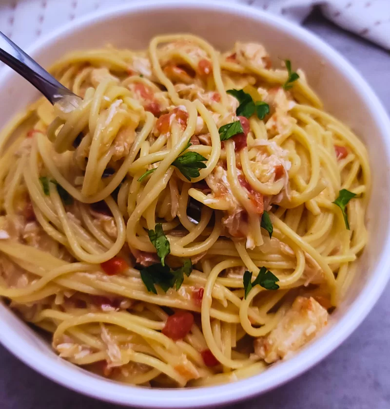 Slow Cooker Chicken Spaghetti