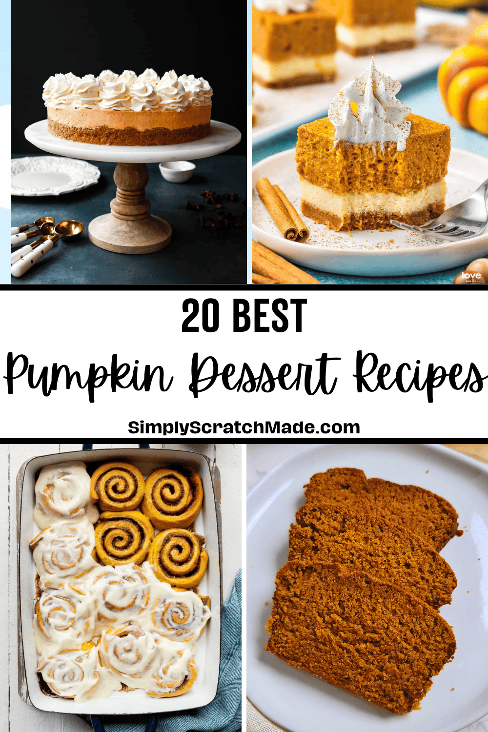 20 Pumpkin Dessert Recipes