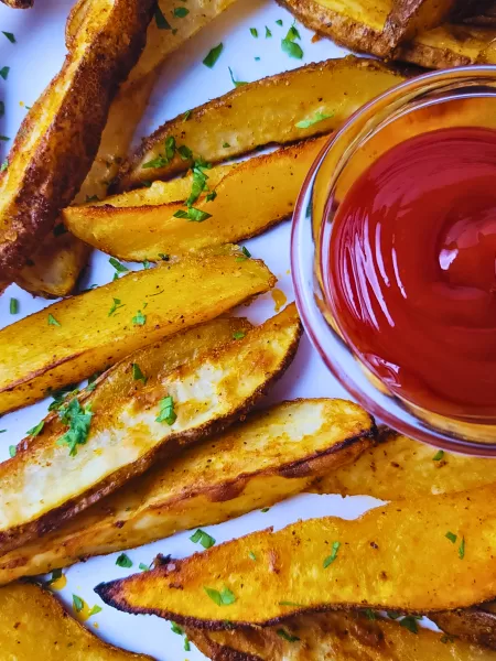 Homemade Potato Wedges