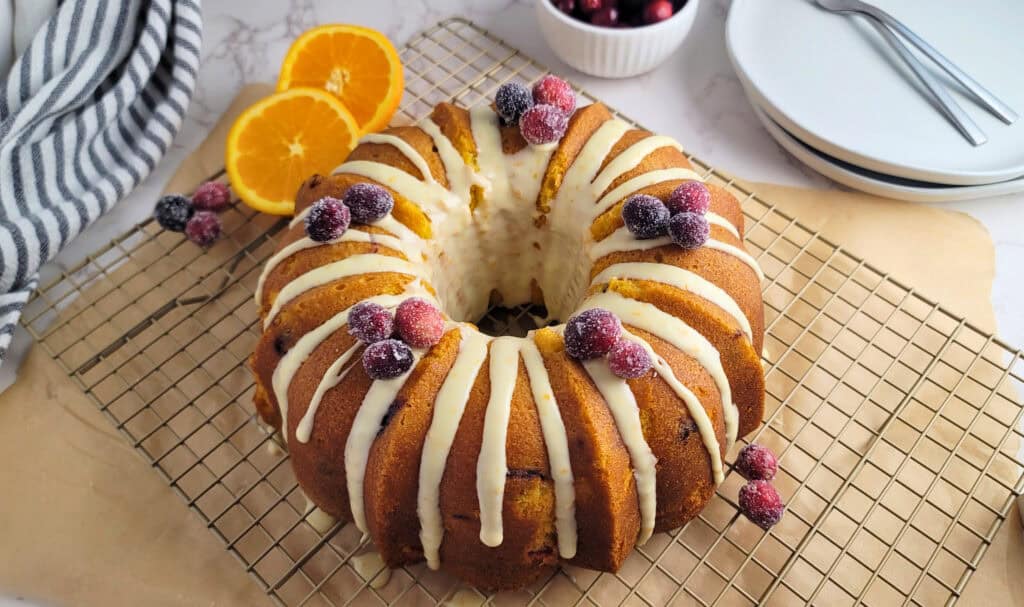 Cranberry Orange Bundt Cake