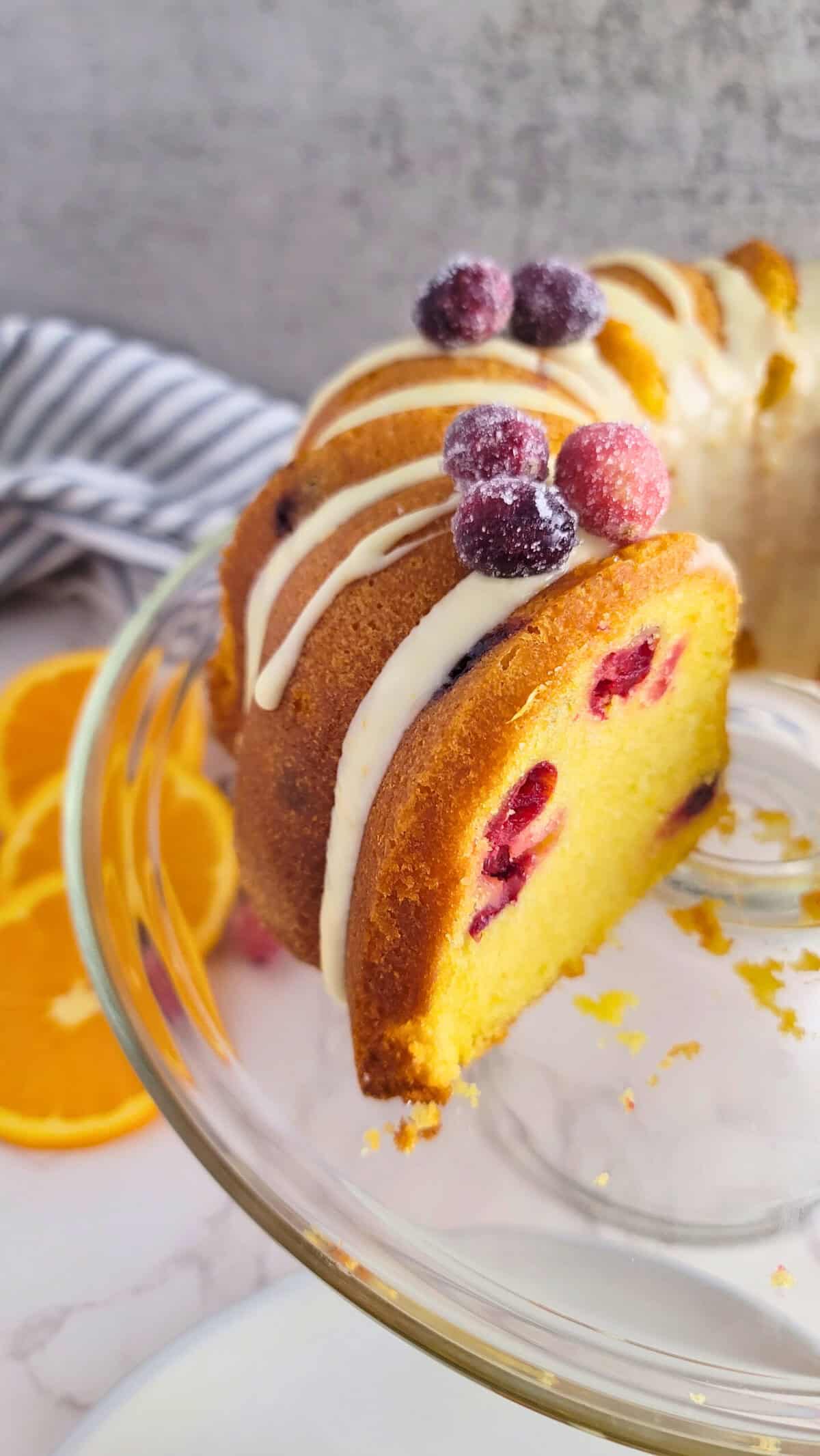 Cranberry Orange Bundt Cake